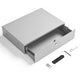 TheDisplayOutlet Pull Out Locking Drawer for Mobile Computer Cart, Silver Image