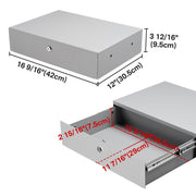 TheDisplayOutlet NexusX Mobile Computer Cart with Drawer, Dual Monitor Mount Image