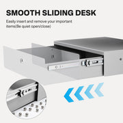 TheDisplayOutlet NexusX Mobile Computer Cart with Drawer, Dual Monitor Mount Image