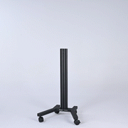 TheDisplayOutlet NexusX Mobile Computer Cart with Drawer, Dual Monitor Mount Image