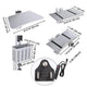 TheDisplayOutlet NexusX Mobile Computer Cart with Drawer, Dual Monitor Mount Image