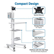 TheDisplayOutlet Mobile Computer Cart for Intraoral Scanning Image