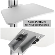 TheDisplayOutlet NexusX Mobile Computer Cart with Locking Drawer (Pull Out) Image
