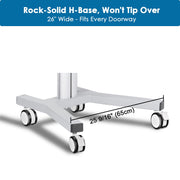 TheDisplayOutlet NexusX Mobile Computer Cart with Locking Drawer (Pull Out) Image
