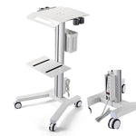 Mobile Medical Laptop Cart with Power Outlet