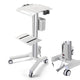 TheDisplayOutlet Mobile Laptop Desk Cart with Power Outlet Image