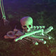 TheDisplayOutlet 28 pc Set Bag of Skeleton Bones Haunted Halloween Decoration Image