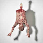 Life-Size Halloween Props Severed Skinned Hanging Torso