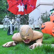 TheDisplayOutlet Life-Size Halloween Props Grovelling Torso Crawling Zombie Image