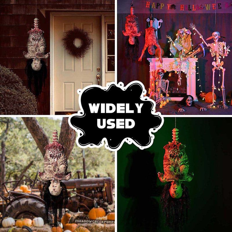LifeSize Halloween Props Hanging Torso Limbless Woman The Display Outlet