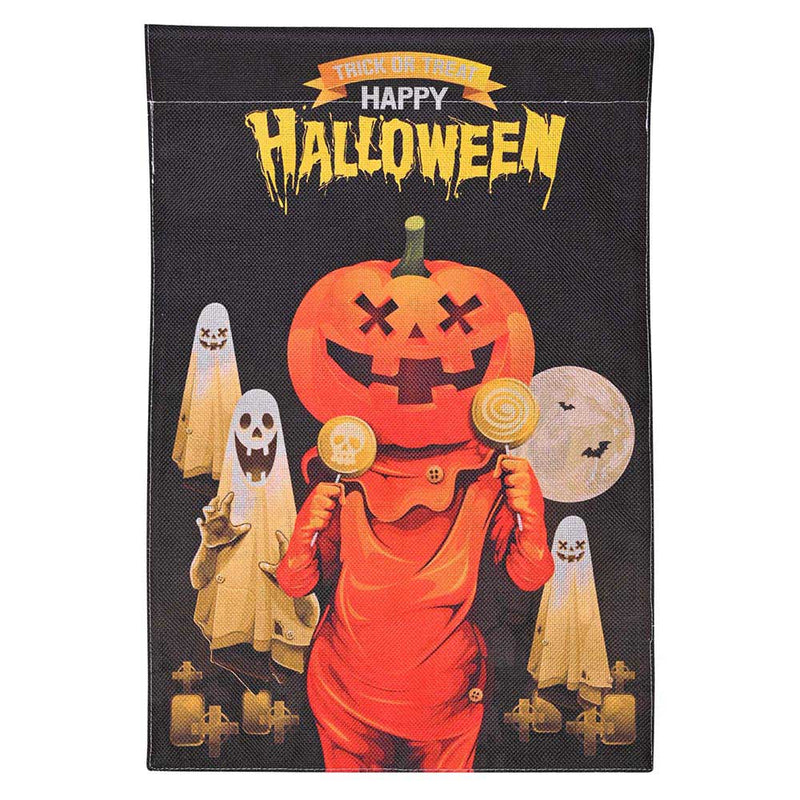 TheDisplayOutlet Smalll Halloween Flag Garden Yard Decor 12x18