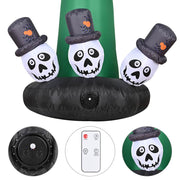 TheDisplayOutlet Halloween Inflatable Monster Hand Eyeball Music & 4 Modes Image
