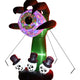 TheDisplayOutlet Halloween Inflatable Monster Hand Eyeball Music & 4 Modes Image
