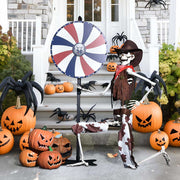 5.4ft Life Size Halloween Cowboy Skeleton Yard Display