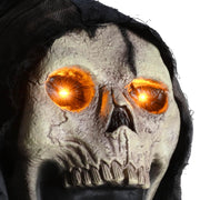 6' Grim Reaper with Scythe Animated Halloween Porch Decor