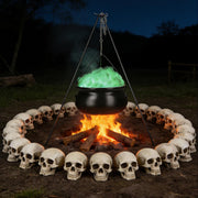 TheDisplayOutlet Skull Decor Halloween Set of 4 Image