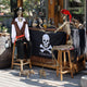 TheDisplayOutlet 5'5" Full Body Cowboy Pirate Skeleton Posable Halloween Decoration Image
