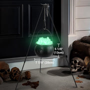 Halloween Decorations Witches Cauldron with Light & Stand