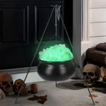 Halloween Decorations Witches Cauldron with Light & Stand