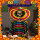 TheDisplayOutlet 5'5" Full Body Cowboy Pirate Skeleton Posable Halloween Decoration Image