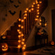 TheDisplayOutlet 10' Marigold Lights 20 LEDs Halloween Garland Day of Dead, 2ct. Image