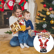 TheDisplayOutlet LED Christmas Figurine 12" Santa Snowman Resin Image