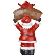 TheDisplayOutlet LED Christmas Figurine 12" Santa Snowman Resin Image