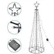 TheDisplayOutlet Multicolor Animated Light Show Christmas Tree APP Control Image