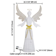 67" Large Lighted Angel Outdoor Christmas Display