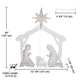 Large 4ft Twinkle Lighted Nativity Scene Set for Yard Christmas