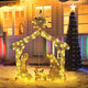 Large 4ft Twinkle Lighted Nativity Scene Set for Yard Christmas