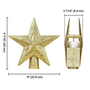 Lighted Tree Topper Projector (Star Snowflake Options)