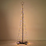 9' LED Christmas Tree Lights Solar Powered