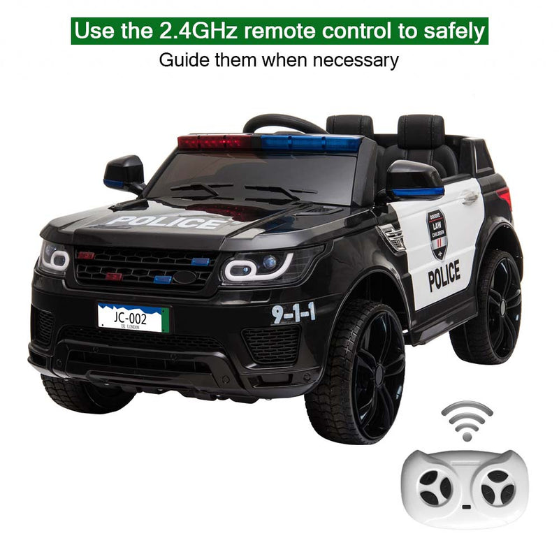 Kids Police Ride On with Remote 12V