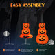 5ft Lighted Jack-o-lantern in Witch Hat Halloween Decor