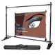 8 ft Adjustable Telescopic Trade Show Banner Stand