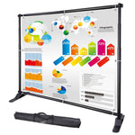 10x8 ft Adjustable Telescopic Trade Show Banner Stand