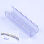 TheDisplayOutlet DELight 50 Pieces 1/2" PVC Channel Mounting Flex Neon Lights Image
