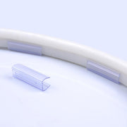 TheDisplayOutlet DELight 50 Pieces 1/2" PVC Channel Mounting Flex Neon Lights Image