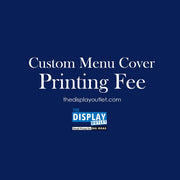 TheDisplayOutlet Custom Menu Cover Printing Fee - TheDisplayOutlet Image