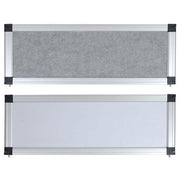 Portable Trade Show Display Header Gray