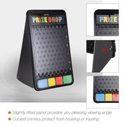 WinSpin 41"x25" 4-Slot LED Lights Plinking Prize Drop Board & Pucks