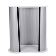 TheDisplayOutlet Portable Trade Show Display Podium Counter II White Image
