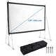 Portable Freestanding Front Projector Screen w/ Legs 120" 16:9