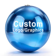 TheDisplayOutlet Custom Printed Inflatable Mirror Ball Sphere 10 Sizes & 22 Colors, 3.9ft Image