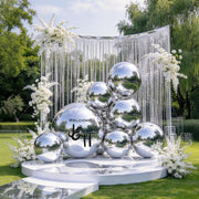 TheDisplayOutlet Custom Printed Inflatable Mirror Ball Sphere 10 Sizes & 22 Colors Image