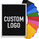 TheDisplayOutlet Custom Tufted-in Logo Artificial Turf: Custom Sized, 9 Colors 60oz Image