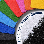 TheDisplayOutlet Custom Tufted-in Logo Artificial Turf: Custom Sized, 9 Colors 60oz, 1 sq.ft. Image