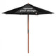 TheDisplayOutlet Custom Printed Outdoor Market Umbrella Wooden 9ft 8-Rib Image