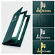 TheDisplayOutlet Custom LED Menu Covers 5in, Custom Logo & Leather Color/Pattern Image